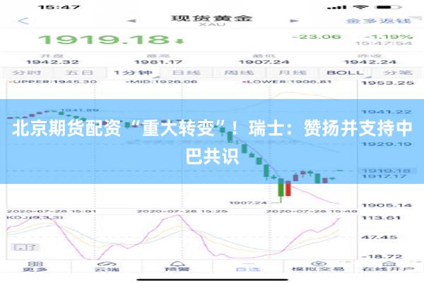 北京期货配资 “重大转变”！瑞士：赞扬并支持中巴共识