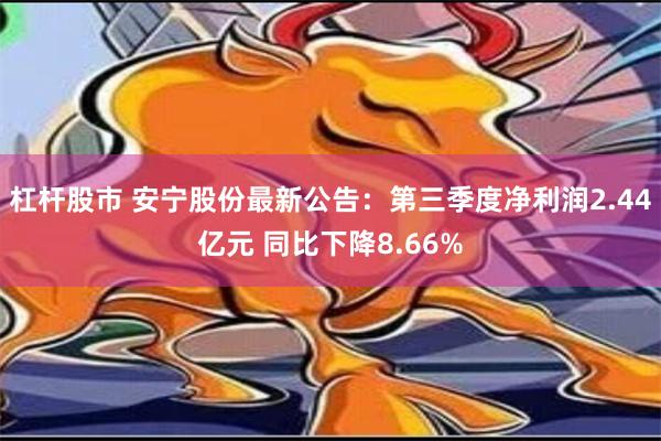 杠杆股市 安宁股份最新公告：第三季度净利润2.44亿元 同比下降8.66%